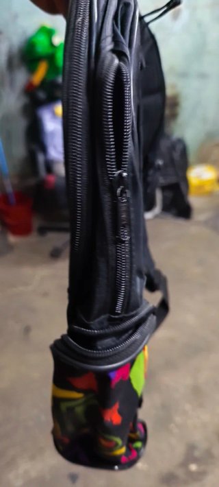 Mochila BENZI negra con estampado