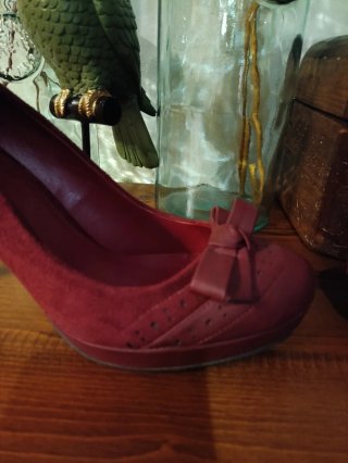 Zapatos de tacón Marypaz rojos