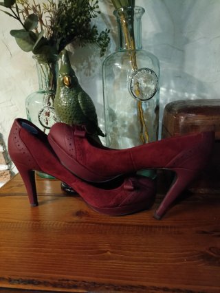 Zapatos de tacón Marypaz rojos