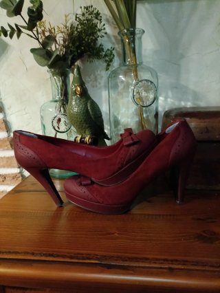 Zapatos de tacón Marypaz rojos