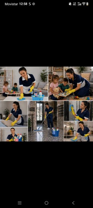 Limpiadora,cuidadora de niños,limpio portales..etc