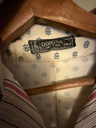 Vestido estampado vintage Domani Italia T.XS