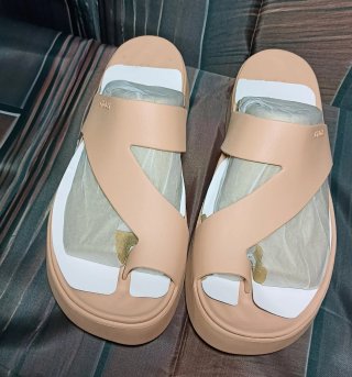 Crocs Brooklyn Flips plataforma beige/rosa