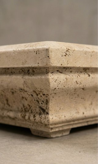 Jardinera Rectangular de Travertino Romano - Macet