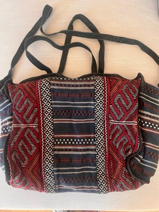 Bolso grande étnico multicolor
