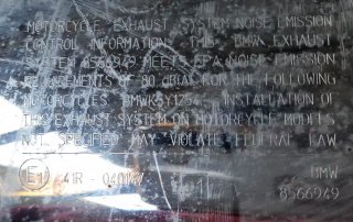 Tubo de escape BMW R 1250 RT