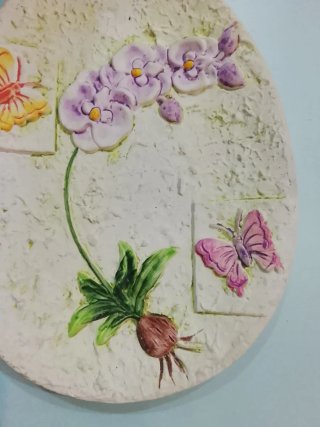 Piattino decorativo in ceramica