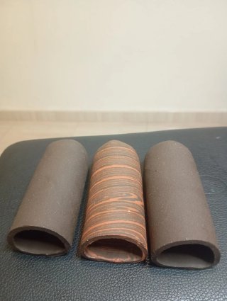 Set 3 cuevas loricaridos/ancistrus 10x4x3cm