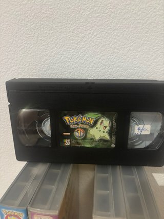 Lote 5 Películas VHS Pokémon y Digimon