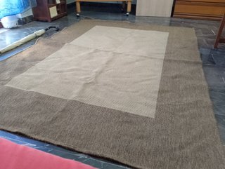 Tappeto lana/iuta Scandi/Boho beige/marrone