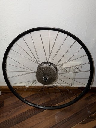 Rueda de Bicicleta con Disco de Freno