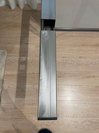 Mesa elevable madera y acero