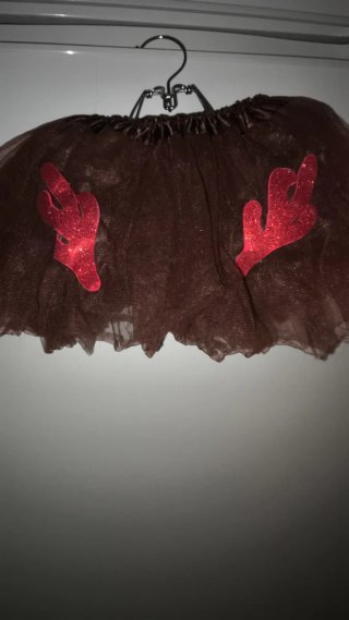 Disfraz vestido rojo