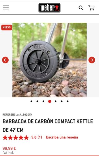 Barbacoa Weber Compact 47cm