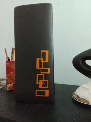 Juego de jarrones modernos negros