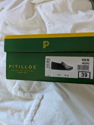 Zapatos Pitillos Negros Talla 39