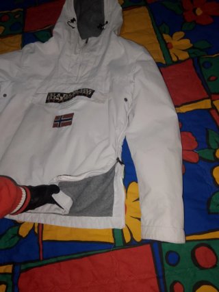 Giacca a vento Napapijri bianca