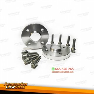 SEPARADORES 17 MM Ø57,0 4X100 PARA BMW, SEAT, VW