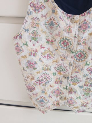 Gilet Catherine Klee Vintage Multicolor Tg. M