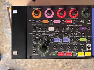 Behringer K2 Rack con Orejas y plantilla de color