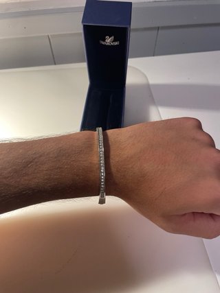 Pulsera Swarovski Plata con Cristales