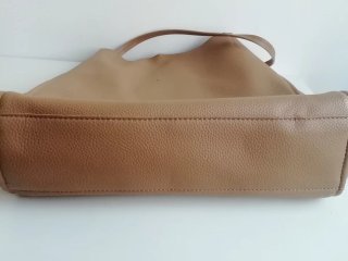 Bolso shopper Mango piel marrón
