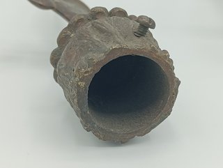 Remates bronce cortinas, S. XIX, 1 KG.