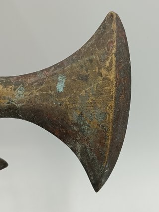 Remates bronce cortinas, S. XIX, 1 KG.