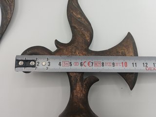 Remates bronce cortinas, S. XIX, 1 KG.