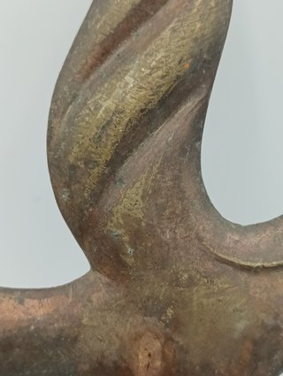 Remates bronce cortinas, S. XIX, 1 KG.