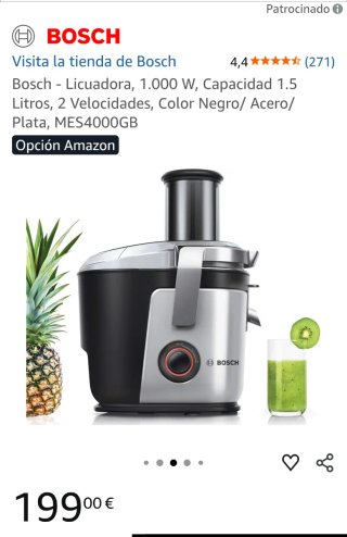 Licuadora Bosch MES4000GB 1000W 1.5L