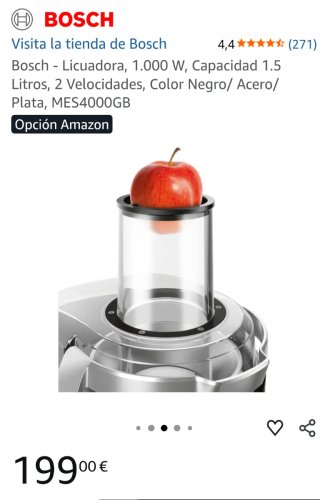 Licuadora Bosch MES4000GB 1000W 1.5L