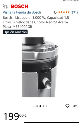 Licuadora Bosch MES4000GB 1000W 1.5L