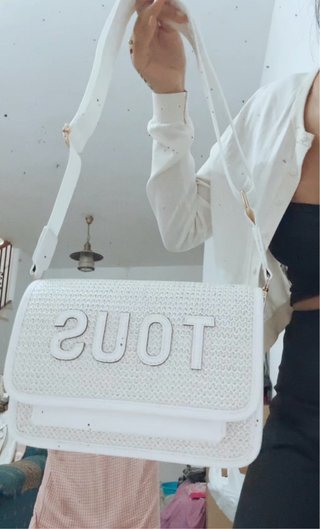 Bolso Tou Rafia Blanco
