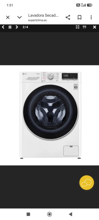 Lavadora Secadora LG