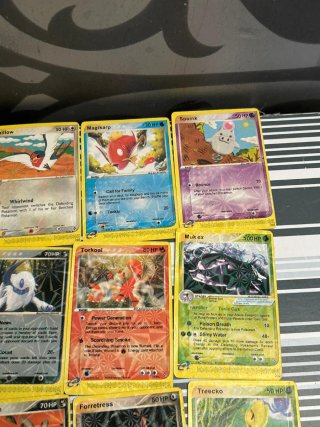 Cartas coleccionables Pokémon Nintendo 2003 año