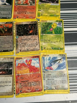 Cartas coleccionables Pokémon Nintendo 2003 año