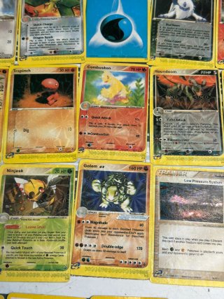 Cartas coleccionables Pokémon Nintendo 2003 año