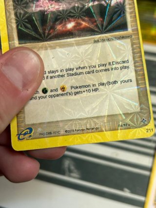 Cartas coleccionables Pokémon Nintendo 2003 año