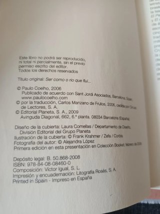 Como el río que fluye. Paulo Coelho
