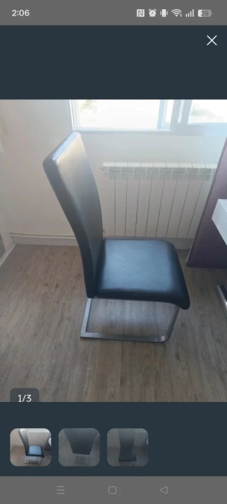Sillas de salón modernas (4 unidades)