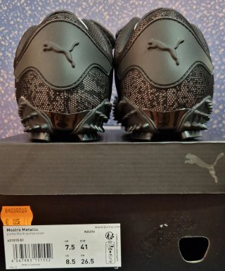 Zapatillas Puma Mostro Metallic Silver Reflectiva.
