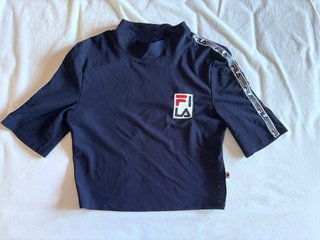 Conjunto deportivo Fila azul y blanco