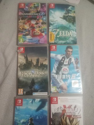 Nintendo Switch Consola + Joy-Con ➕ 6 juego