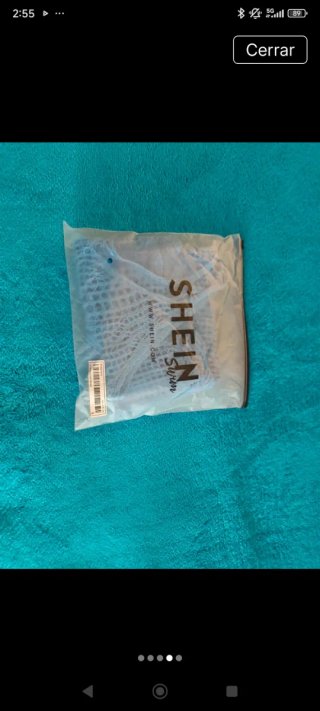 Vestido playero crochet azul