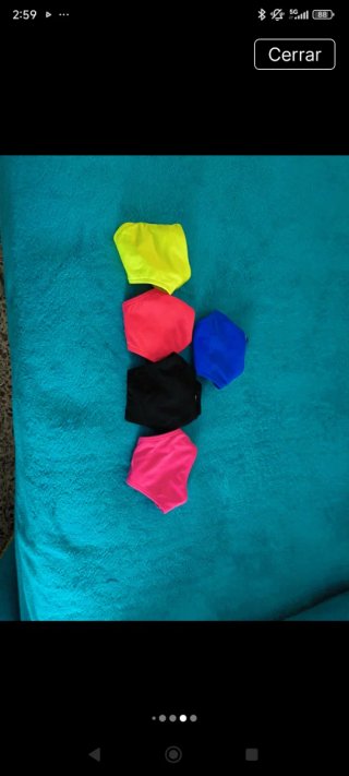 Pack 5 tangas talla S