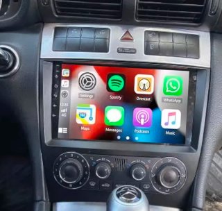 Rádio 4/64GB Mercedes W203/CLC Android 14 (Novo)