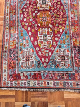Alfombra Persa Multicolor Lana