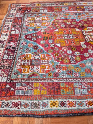 Alfombra Persa Multicolor Lana