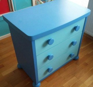 Conjunto habitación infantil azul